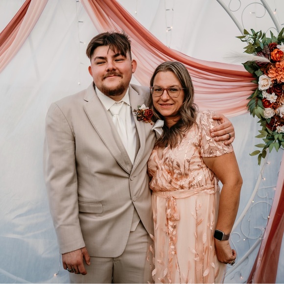 Rose Gold Sequin Dress - Picture 1 of 2